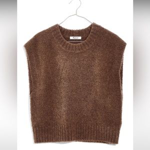 NWOT Madewell Boucle Sweater Vest